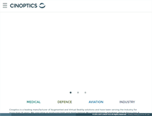 Tablet Screenshot of cinoptics.com